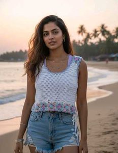 Crochet Crop Tank Top