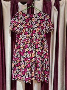 Chic Floral Print Summer Dress