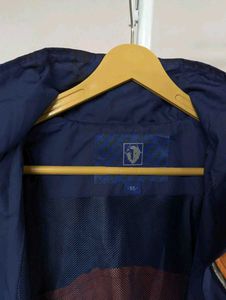 Men's Blue &amp; Orange Zip-Up Black Yak Jacket