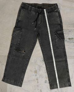 Grey Cargo Pants