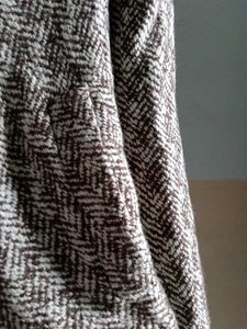 Chic Tweed Herringbone Blazer