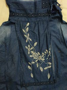 Denim Midi Dress