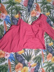 Chic Pink Ruffled Top