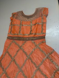 Elegant Peach Gown