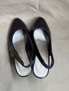 HYPE Black Slingback Heels