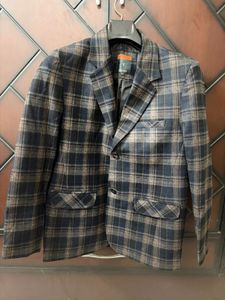 Men's Plaid Blazer