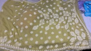 Premium original Handwork chikankari sarees