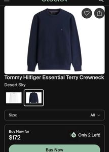 Tommy Hilfiger Navy Sweatshirt