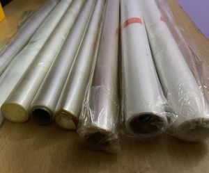 9 Book Wrapping Plastic Transparent Rolls