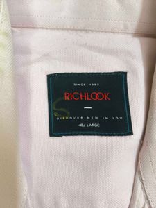 Richlook Brand Men's 40 Size Shirt In Light Blue