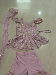 Stunning Ethnic Sharara Set for Girls