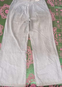 Light Wash Wide Leg Jeans