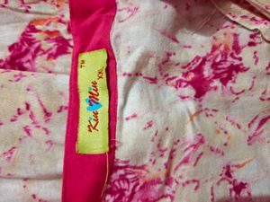 Vibrant Floral Print Kurta