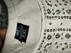 White perfect kurti set