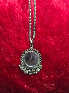 Mirror Pendant Necklace