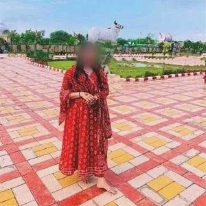 Elegant Red Printed Kurta Set