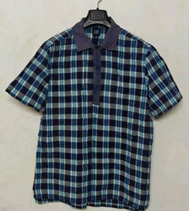 Gap Plaid Short Sleeve Button-Up Shirt