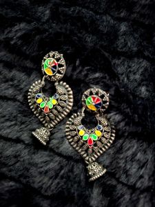 Colorful Jhumka Earrings