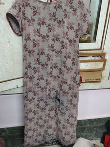 used Floral Print Nightgown