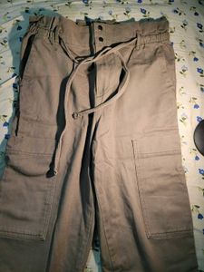 brown baggy jeans