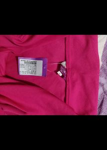 Hot Pink Off-Shoulder Rose Top