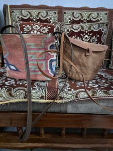 Boho Kilim & Woven Straw Handbags