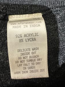 Dark Grey Textured Trousers