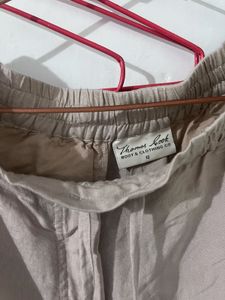Lightweight Drawstring Linen Pants