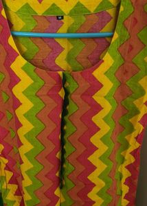 Colorful Embroidered Kurta
