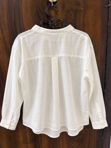 Classic White Button-Up Shirt