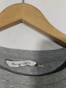 Grey Round Neck Crop Top (Women's)