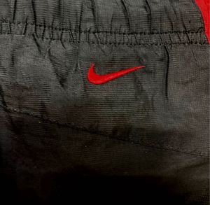 (Nike) Men's Black &amp; Red Track Pants