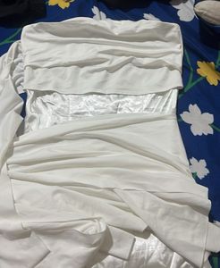 Elegant Newme brand White Party Dress