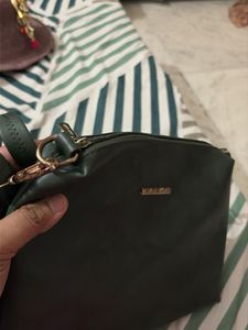 Stylish Dark Green Handbag