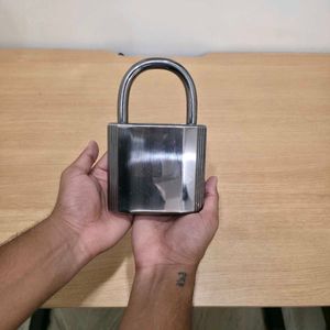 Original Zara Lock Shaped Clutch Bag