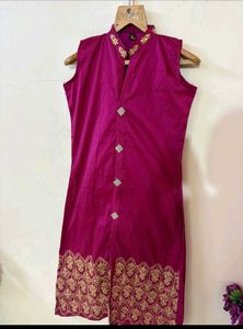 party wear embroidered kurta
