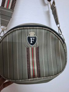 Stylish Striped Crossbody Bag