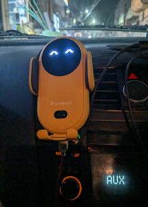 Cute Phone Holder And Charger With Sensor Plus Wir