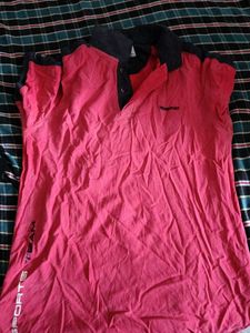 Team Spirit Pink Polo T-Shirt M
