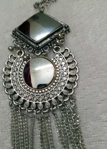 Oxidized Silver Maang Tikka