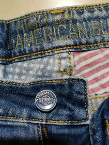 American Bull Ripped Denim Jeans 28 Size