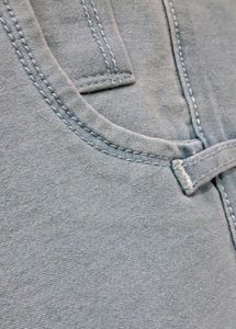 Blue High-Waisted Jeans