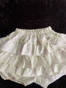 White Off-Shoulder Ruffle Top &amp; Skirt co-ord Set