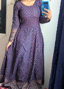 Elegant Patterned Ethnic anarkali dress
