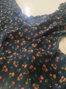 Charming Floral Dress with Dupatta
