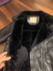 Black Faux Fur Lined Jacket
