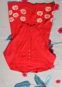 Red Floral Cardigan