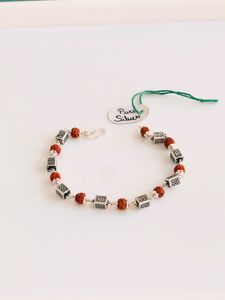Pure Silver Rudraksh Bracelet 💫