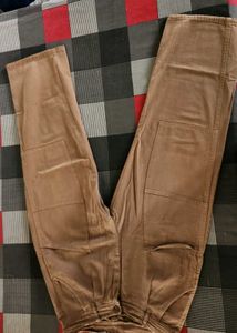 Brown Cargo Wide-Leg Pants