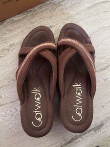 Catwalk Brown Wedge Sandals
